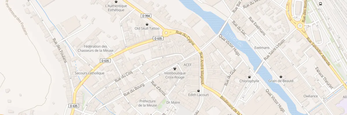 Plan du 8 Rue du Coq à Bar-le-Duc