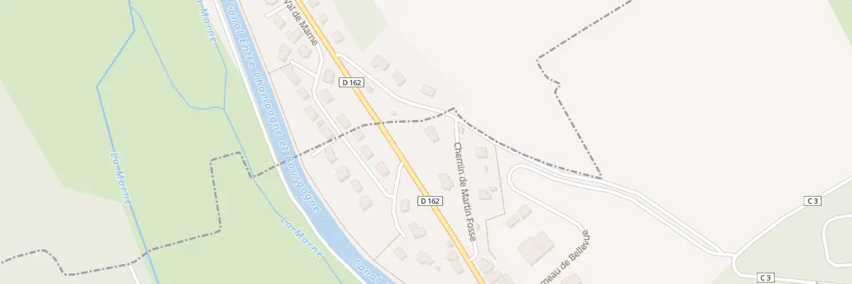 Plan du 17 Ham de Bellevue à Chaumont