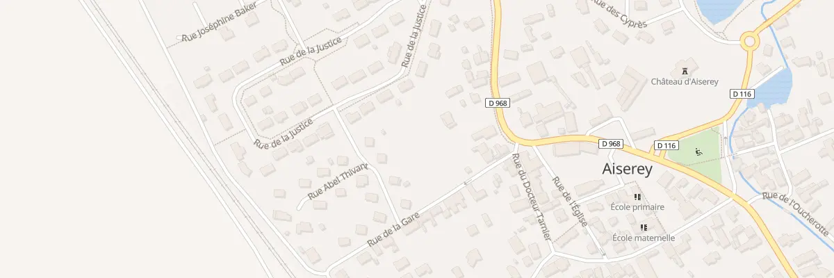 Plan du 9 Rte de Dijon à Aiserey