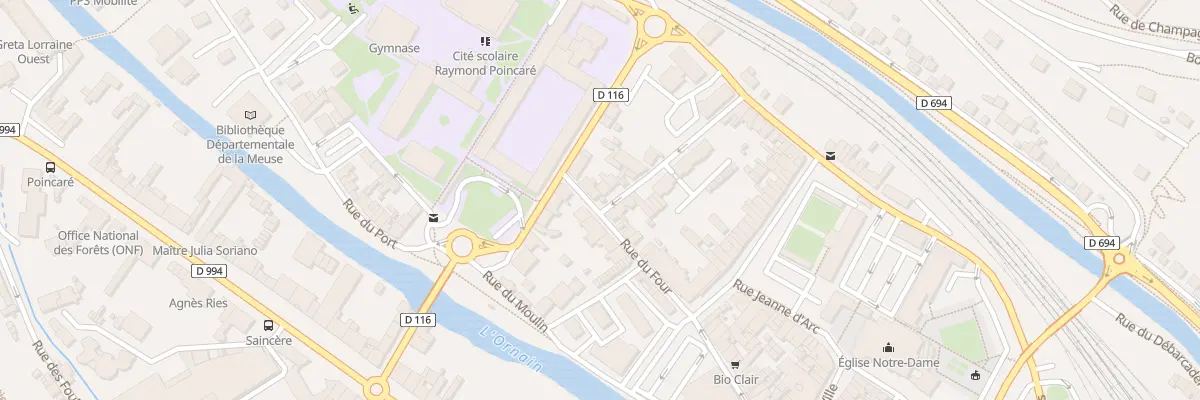 Plan du 55 Rue du Four à Bar-le-Duc