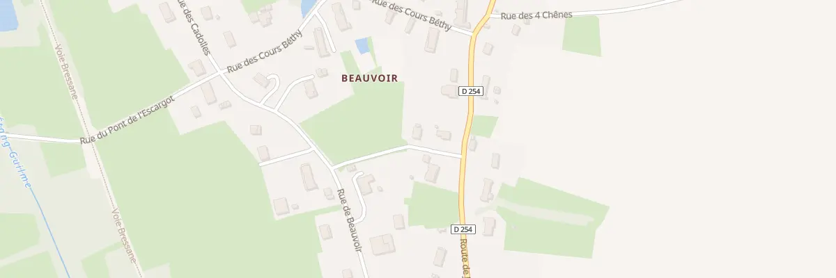 Plan du 685 Rte de Juif à Branges