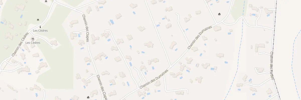 Plan du 599B Che des Dumaines à Cabrières-d’Avignon