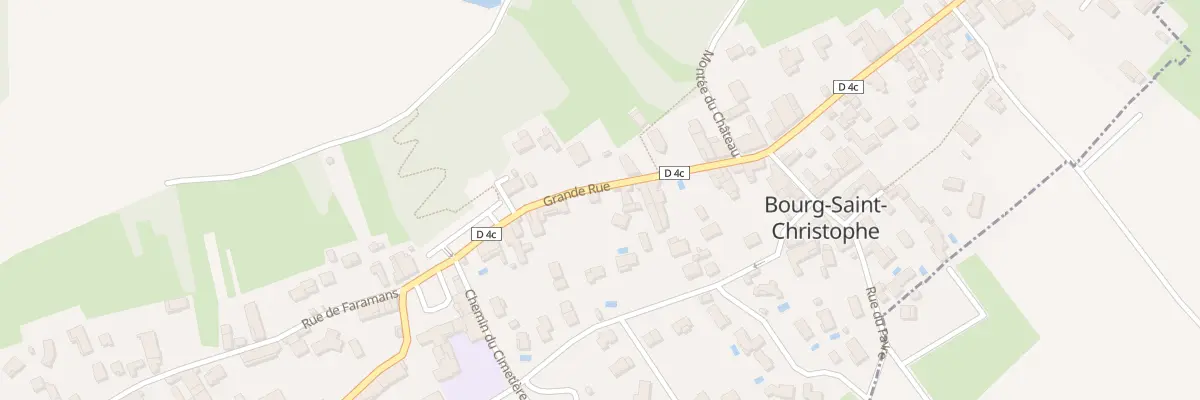 Plan du 136 Gr Grande Rue à Bourg-Saint-Christophe