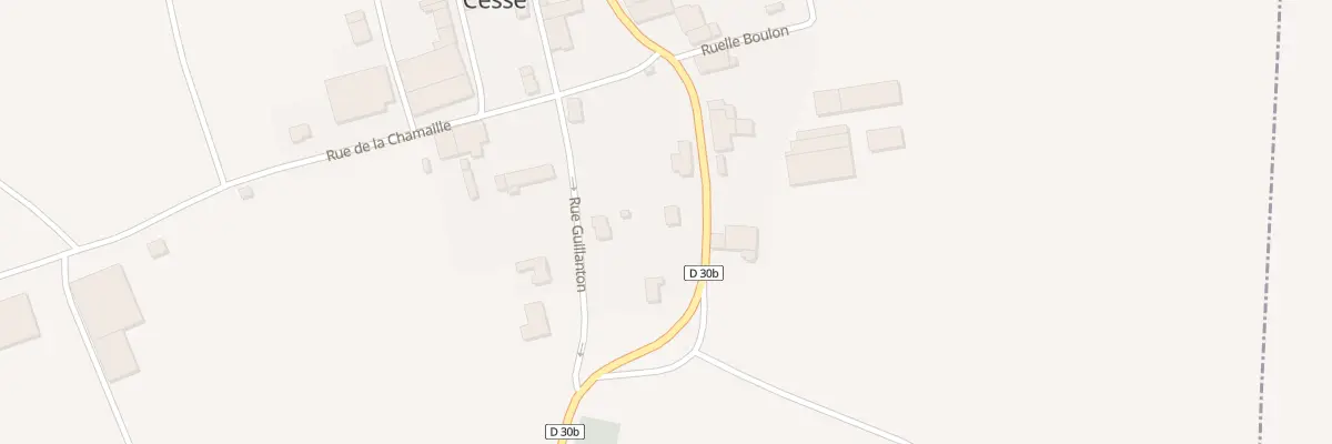Plan du 5 Rue La Grande Rue à Cesse