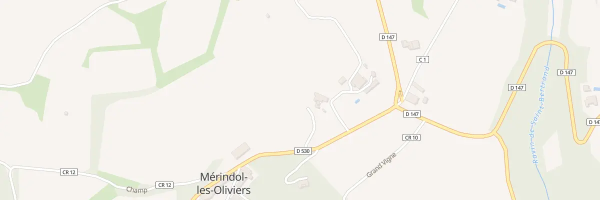 Plan du 5033 Les Sarretes et Gourjas à Mérindol-les-Oliviers