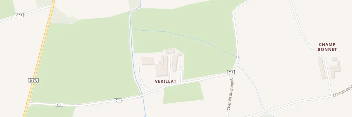 Plan du 5033 Verillat à Saint-Rémy