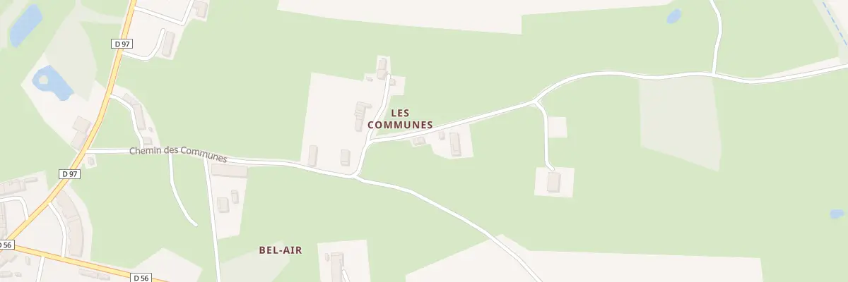 Plan du 389 Che des Communes à Saint-Nizier-le-Bouchoux