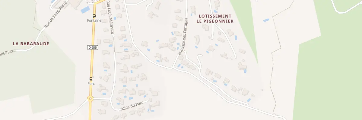 Plan du 23 Lot Le Clos des Ferrages à Aurons