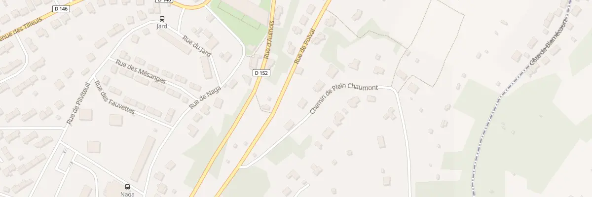 Plan du 3 Che de Plein Chaumont à Bar-le-Duc