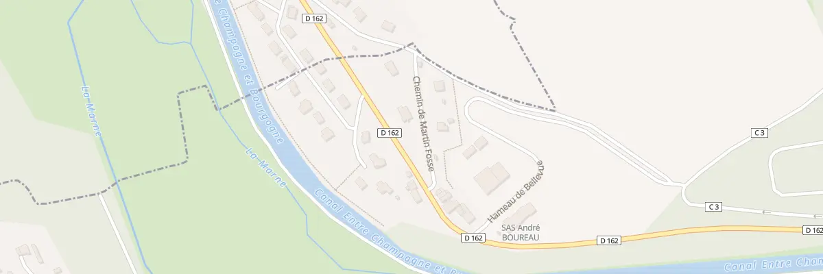 Plan du 15 Ham de Bellevue à Chamarandes-Choignes