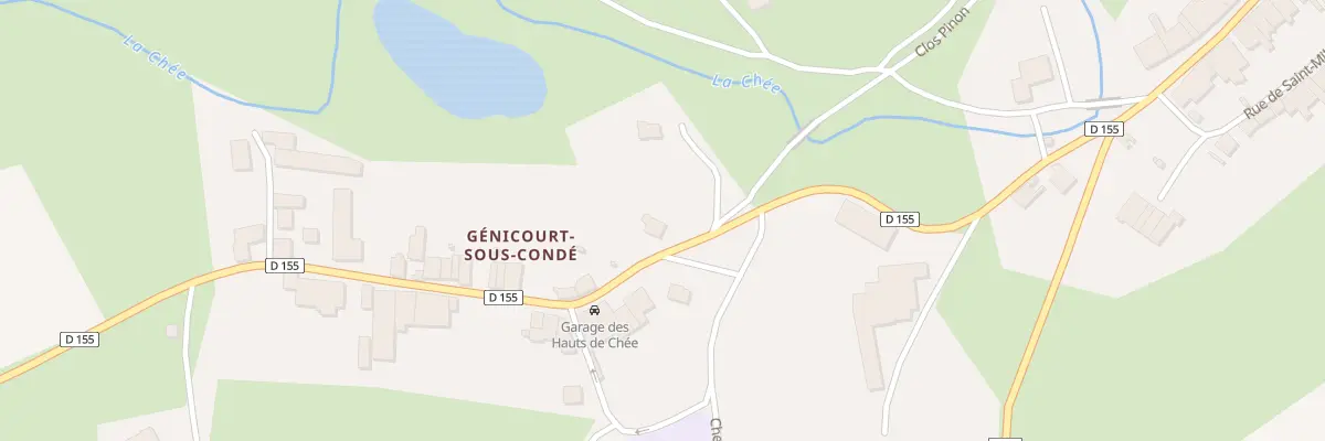 Plan du 6 Rte de Conde a Genicourt aux Hauts-de-Chée