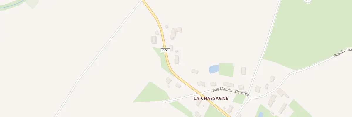 Plan du 13 Rte de la Chassagne à Devrouze