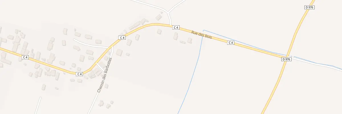 Plan du 40 Rue des Bois à Chamblanc