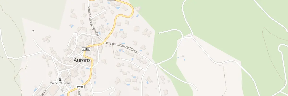 Plan du 4 Vallon de l’Eoure à Aurons