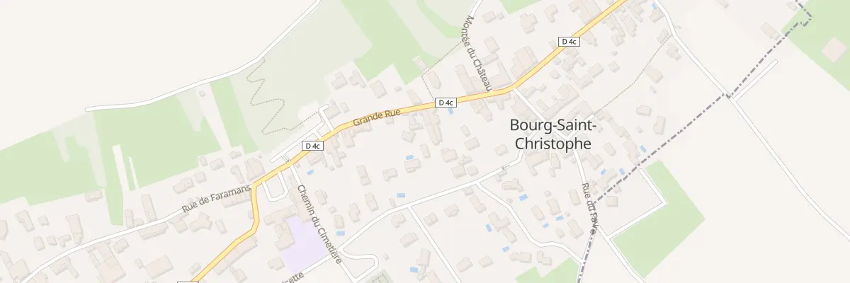 Plan du 144 Che des Bressandes à Bourg-Saint-Christophe
