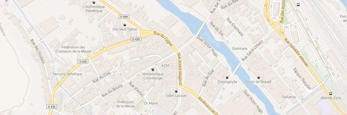 Plan du 2 Rue du Bourg à Bar-le-Duc