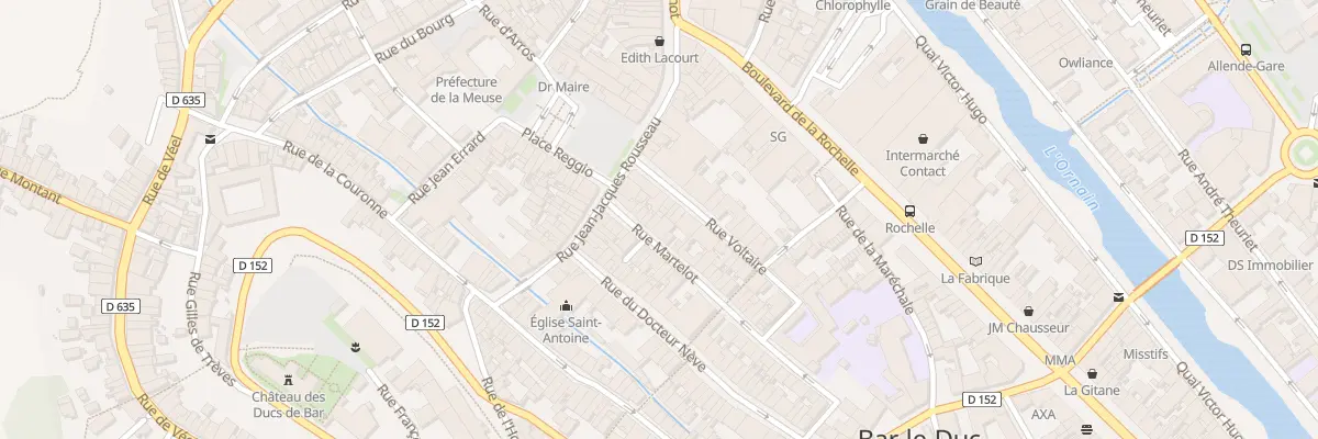 Plan du 10 Rue Martelot à Bar-le-Duc