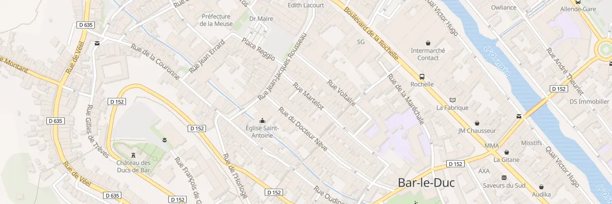 Plan du 17 Rue Martelot à Bar-le-Duc