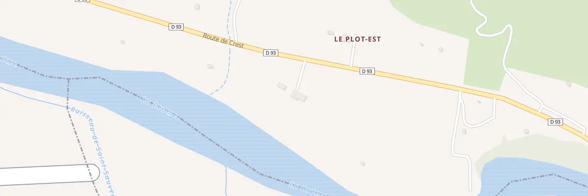 Plan du 3135A Rte de Crest à Saillans