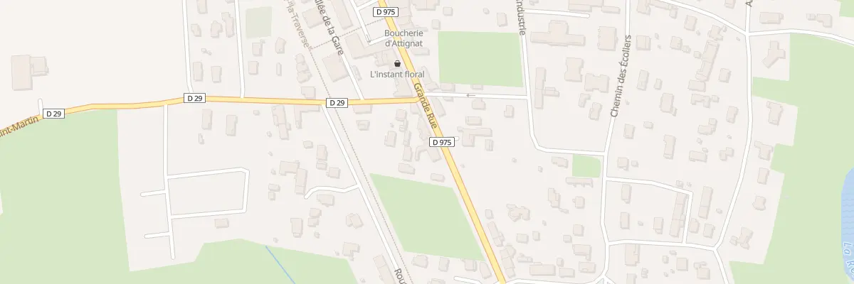 Plan du 648 Grande Rue à Attignat