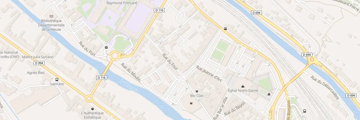 Plan du 2 Rue de Couchot à Bar-le-Duc