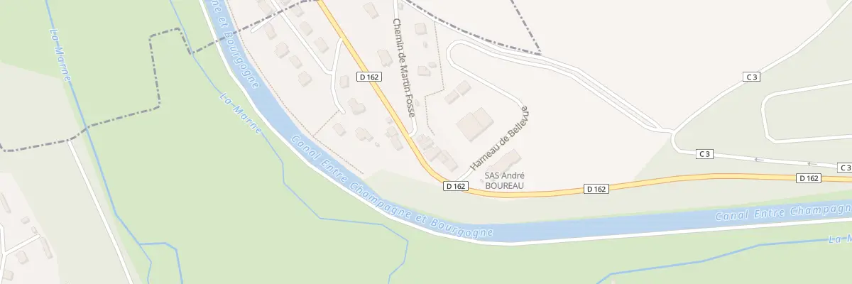 Plan du 11 Ham de Bellevue à Chamarandes-Choignes