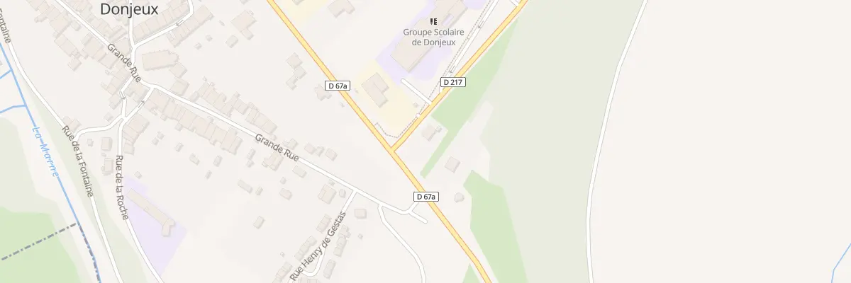 Plan du 4 Rte de Vaux à Donjeux