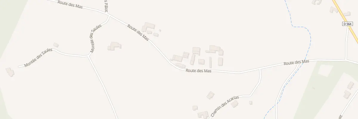 Plan du 600 Rte des Mas à Jaillans