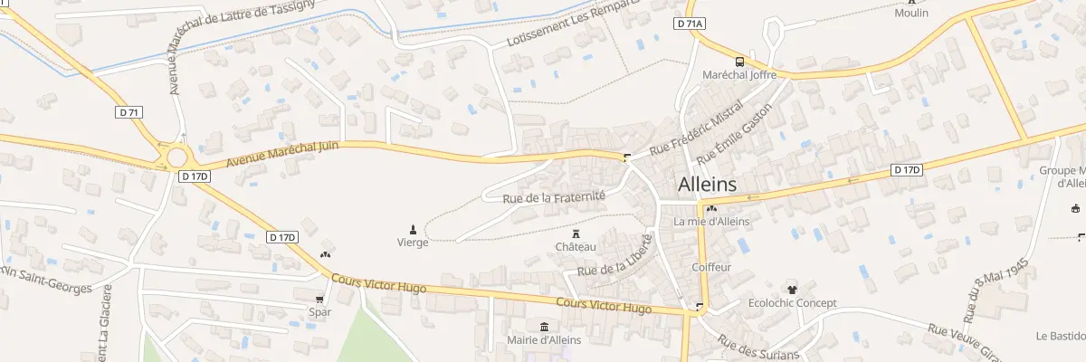 Plan du 5120 Rue Pierre Curie à Alleins