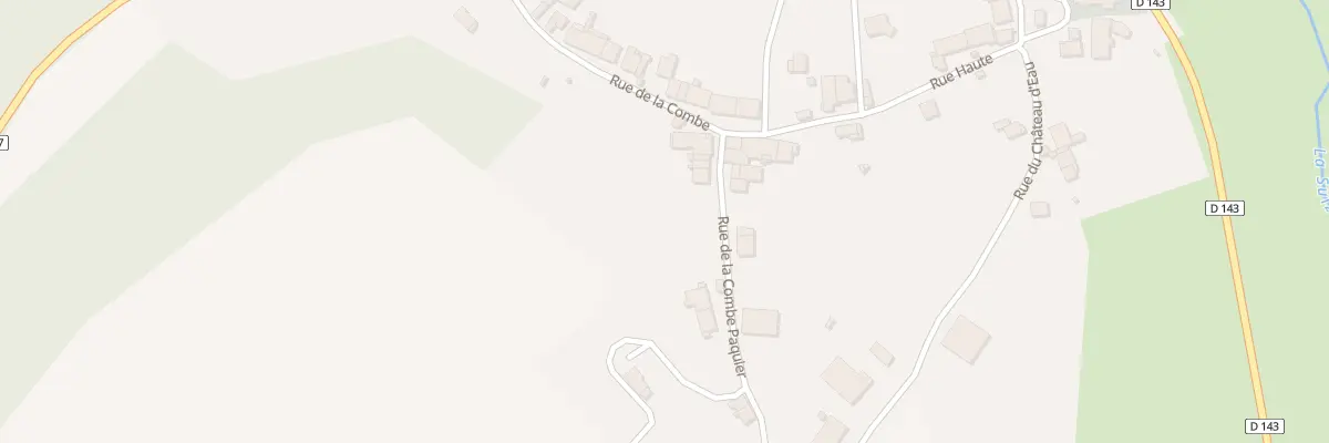 Plan du 6 Rue de la Combe Paquier à Foulain