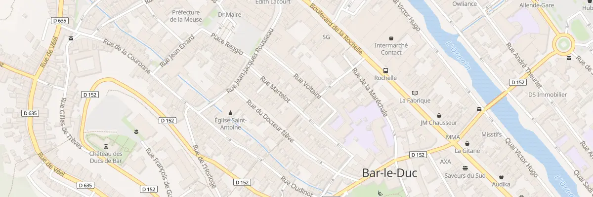 Plan du 20 Rue Martelot à Bar-le-Duc