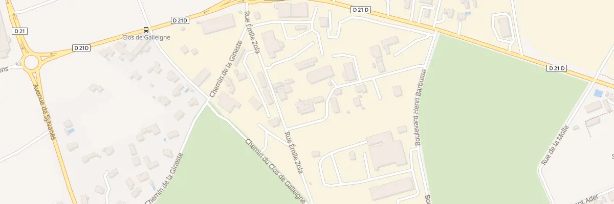 Plan du 9164 Rue Emile Zola à Berre-l’Étang