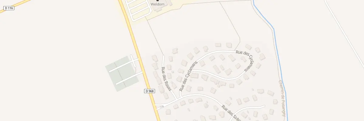 Plan du 36 Rue des Cyclamens à Aiserey
