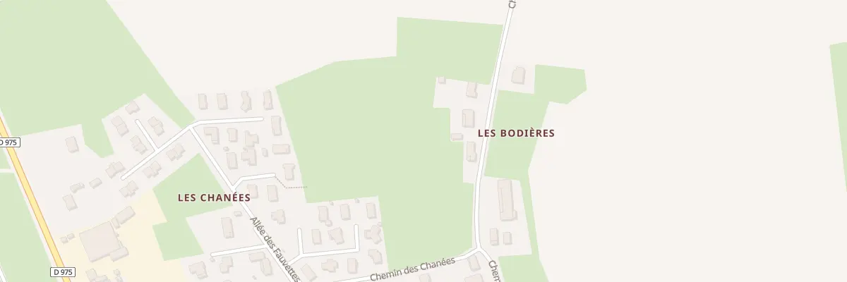 Plan du 5375 Les Chanees à Attignat