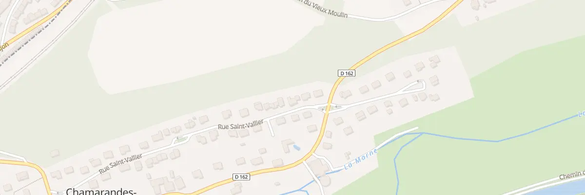 Plan du 43 Rue Saint Vallier à Chamarandes-Choignes