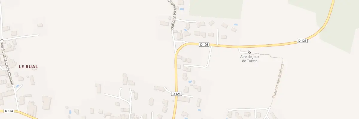 Plan du 224 Rte de Turitin à Roche