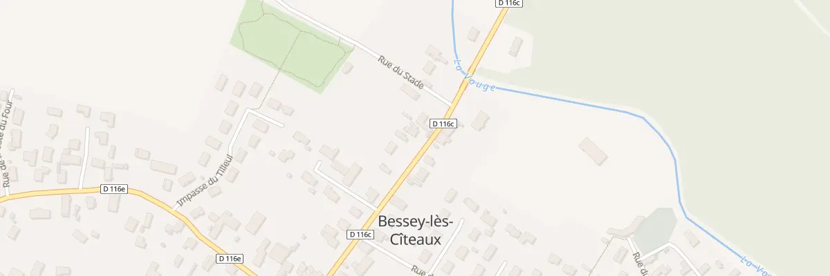 Plan du 23 Rue de la Rivière à Bessey-lès-Cîteaux