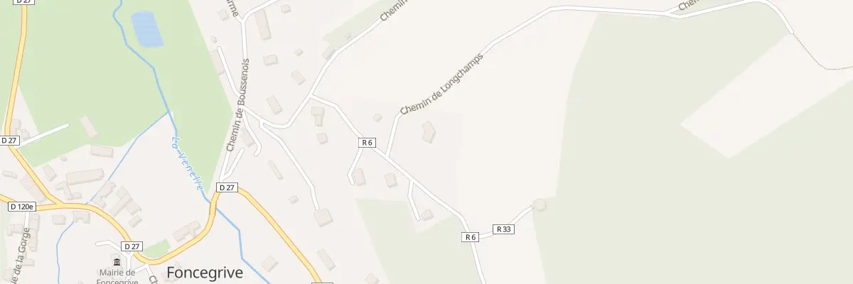 Plan du 2 Che de Longchamps à Foncegrive