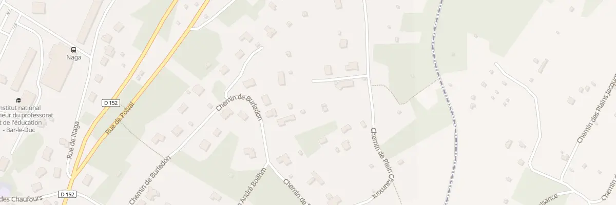 Plan du 20 Che de Burledon à Bar-le-Duc