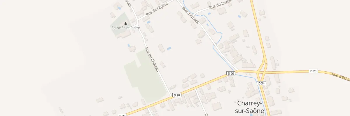 Plan du 10 Rue du Chateau à Charrey-sur-Saône