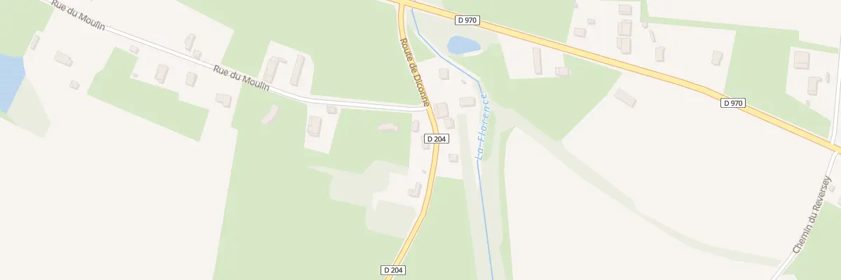 Plan du 2 Rte de Diconne à Mervans