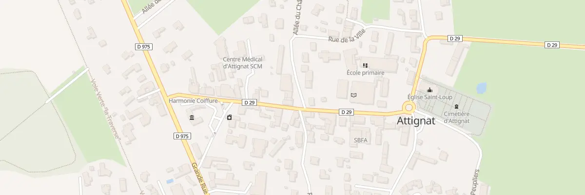 Plan du 203B Rue de l’Eglise à Attignat