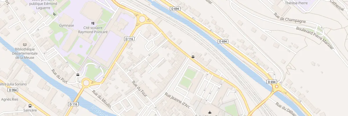 Plan du 46C Rue de Couchot à Bar-le-Duc