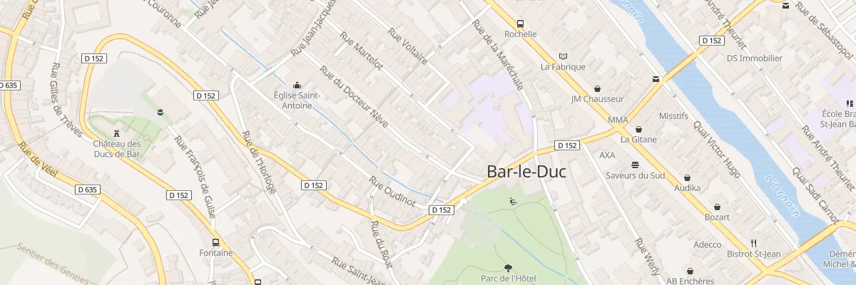 Plan du 42 Rue du Docteur Nève à Bar-le-Duc
