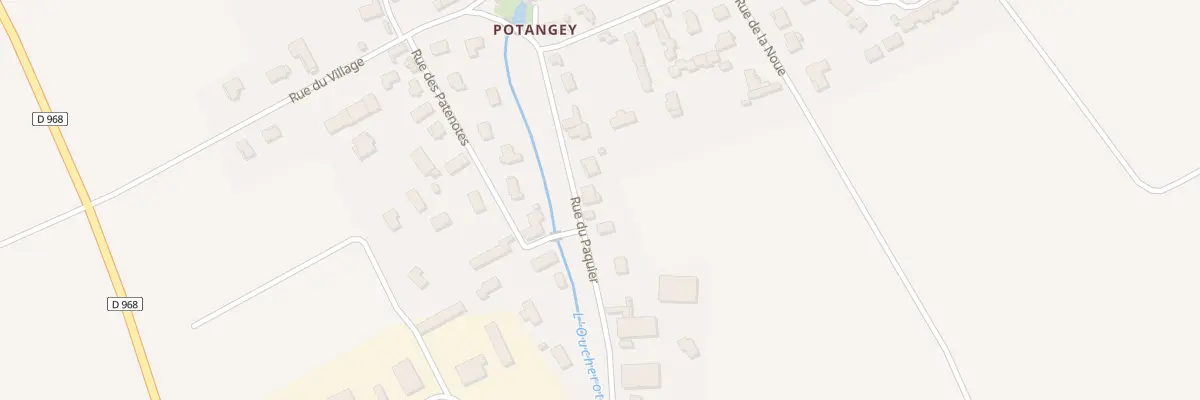 Plan du 7 Rue du Paquier à Aiserey