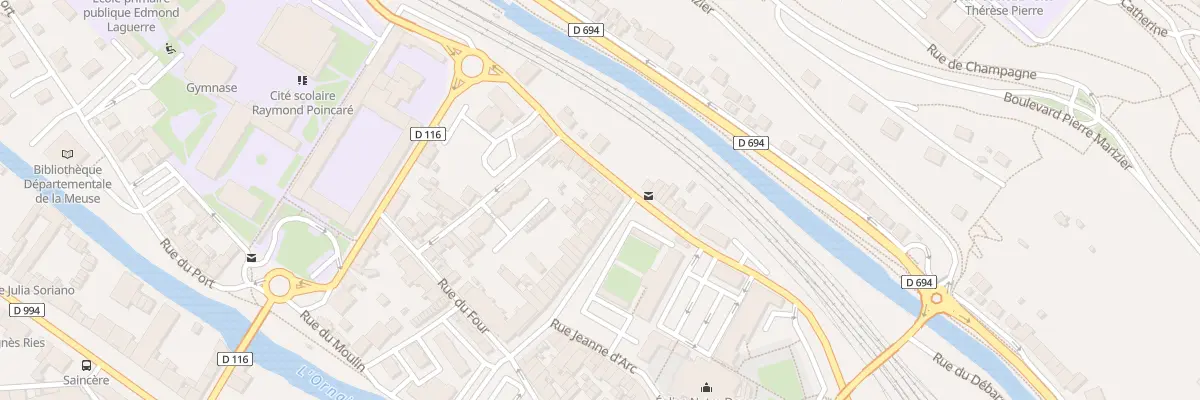 Plan du 52 Rue de Couchot à Bar-le-Duc