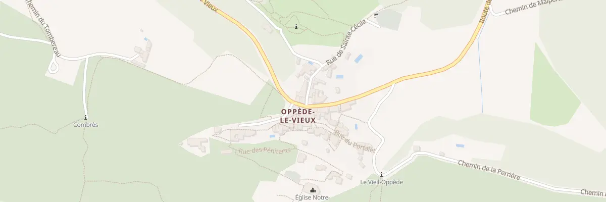 Plan du 5435 Le Village à Oppède