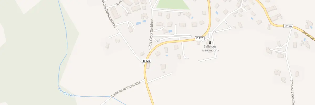 Plan du 481 Rte du Stade à Roche