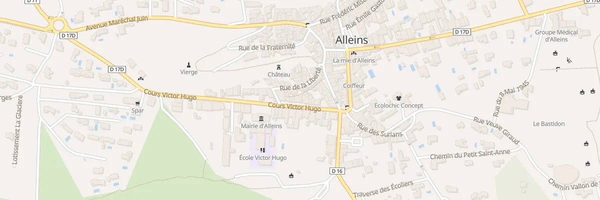 Plan du 71 Crs Victor-hugo à Alleins