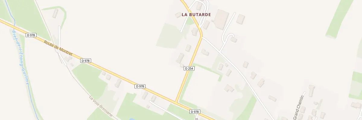 Plan du 115 Rte de Juif à Branges